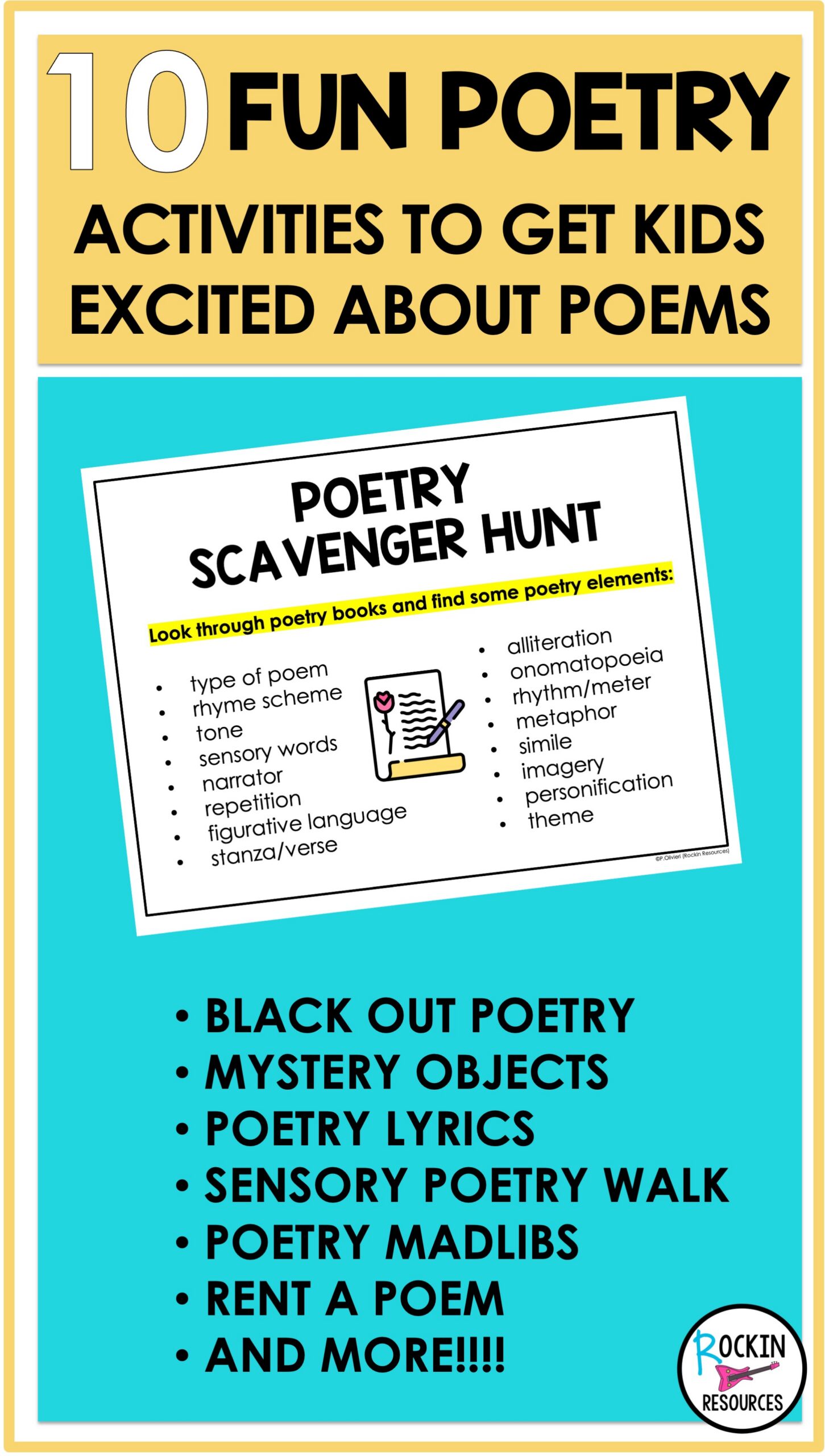 10 fun poetry activities