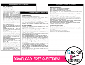 Strategies to Teach Text Dependent Analysis - Samples