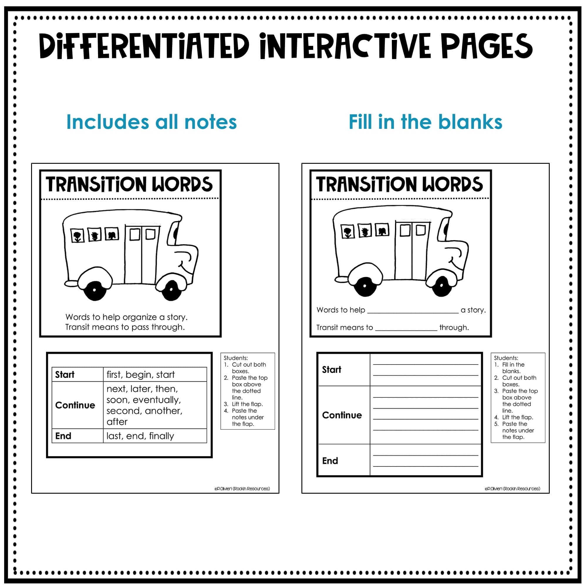 Primary Interactive Writing Notebook Pages - Image 2