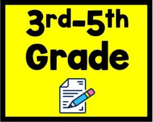3-5 grade writing button 2026
