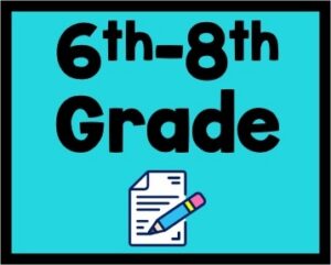 6-8 grade writing button 2026