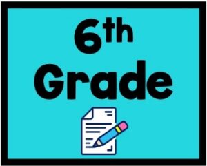6th grade writing button 2026