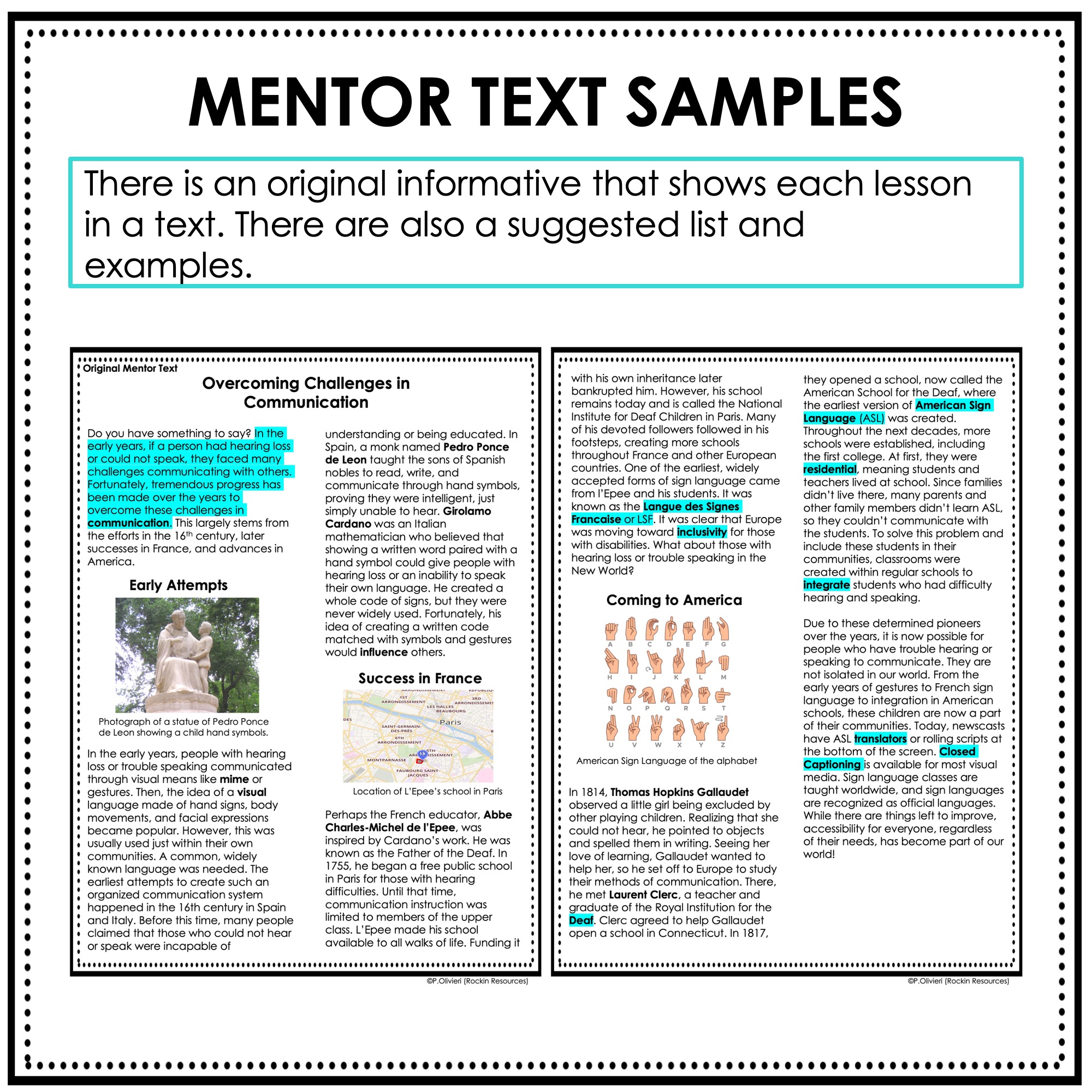 7th Grade Printable Informative Writing Unit - Image 5