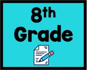 8th grade writing button 2026
