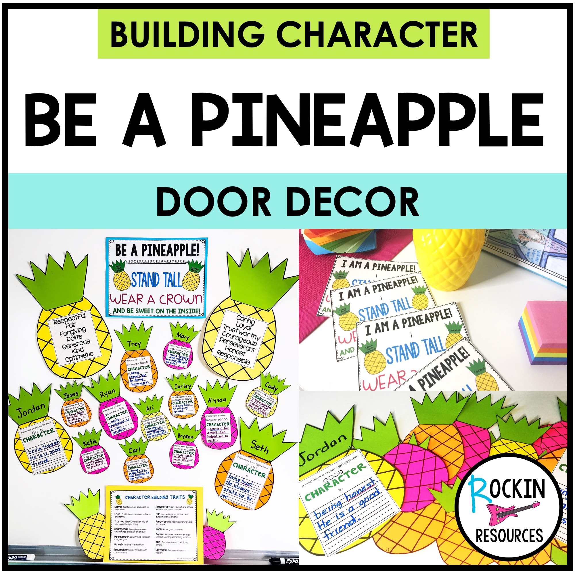 Monthly Door Decor or Bulletin Board for Character Education - Image 2