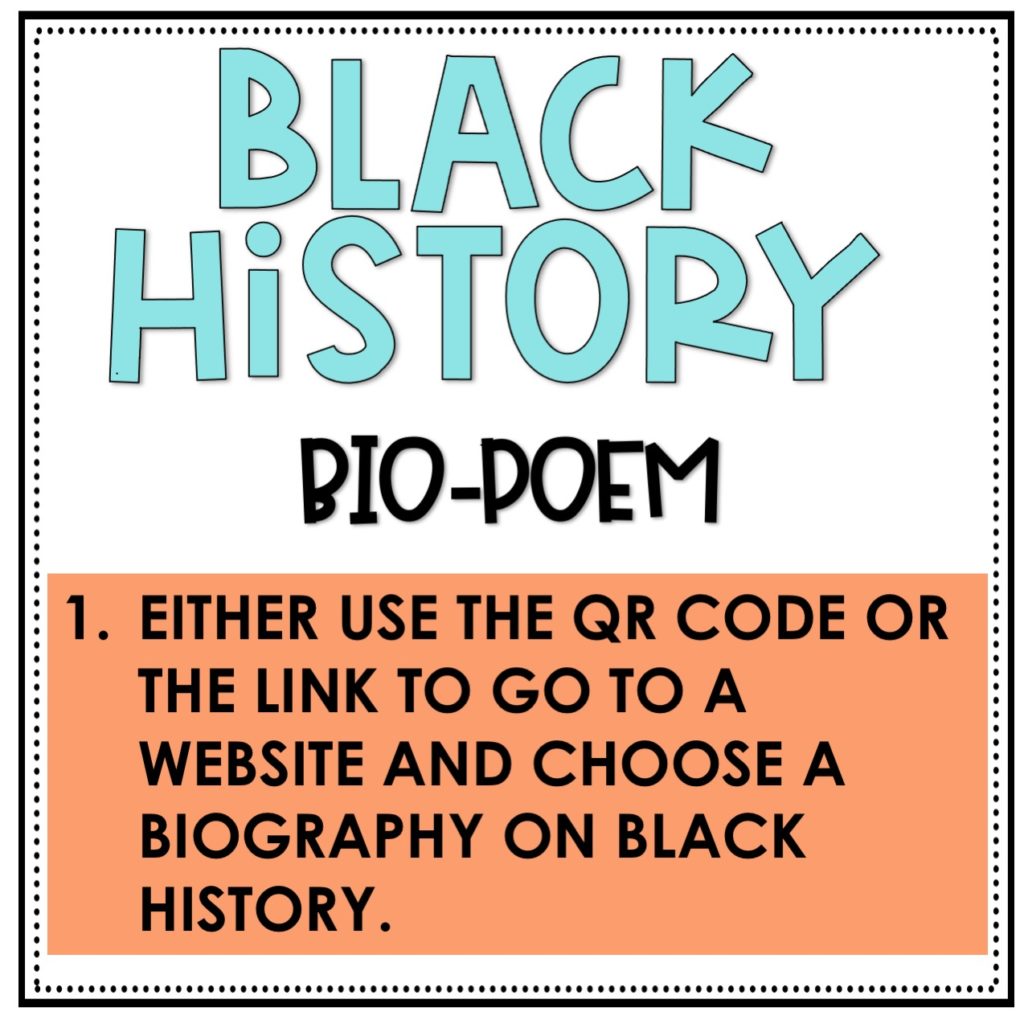 Black History Bio Poem - Rockin Resources