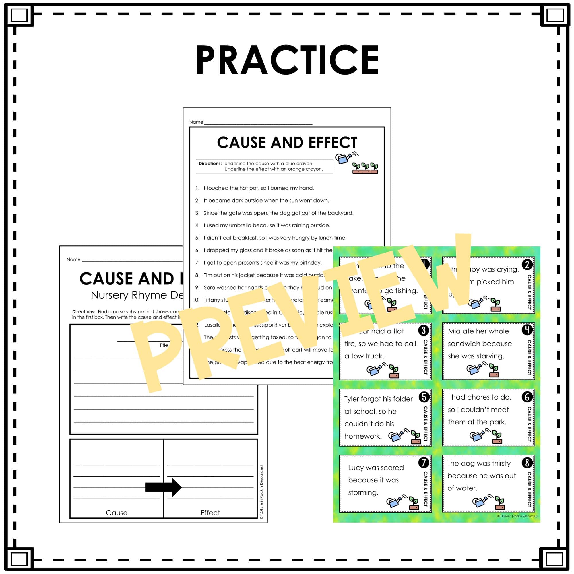 Cause and Effect Unit for Grades 2-4 - Image 4