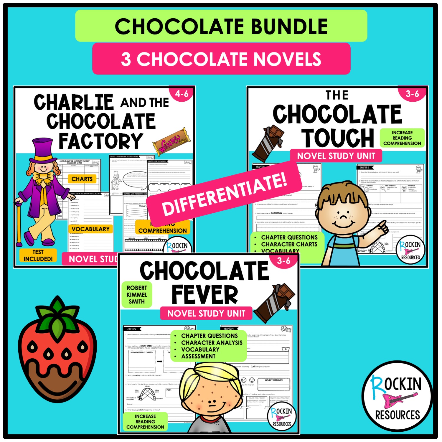 Chocolate Bundle – Chocolate-Themed Activities – Chocolate Novels – Chocolate Webquest - Image 2