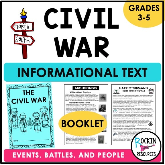 Civil War Informational Text Booklet