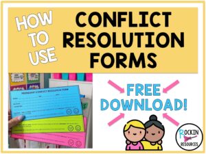 CONFLICT RESOLUTION FORM COVER 2026 An article explaining how to use conflict resolution forms to improve behavior.