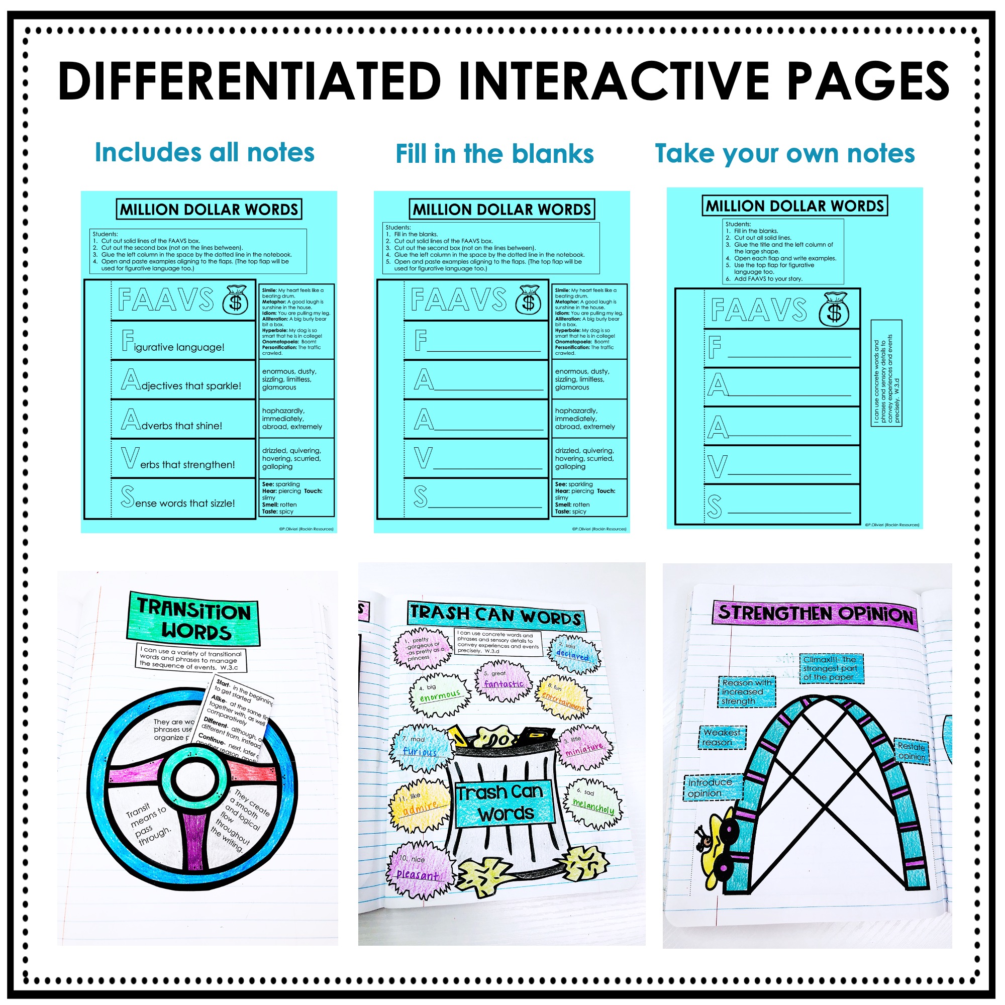 Interactive Writing Notebook Pages - Image 2