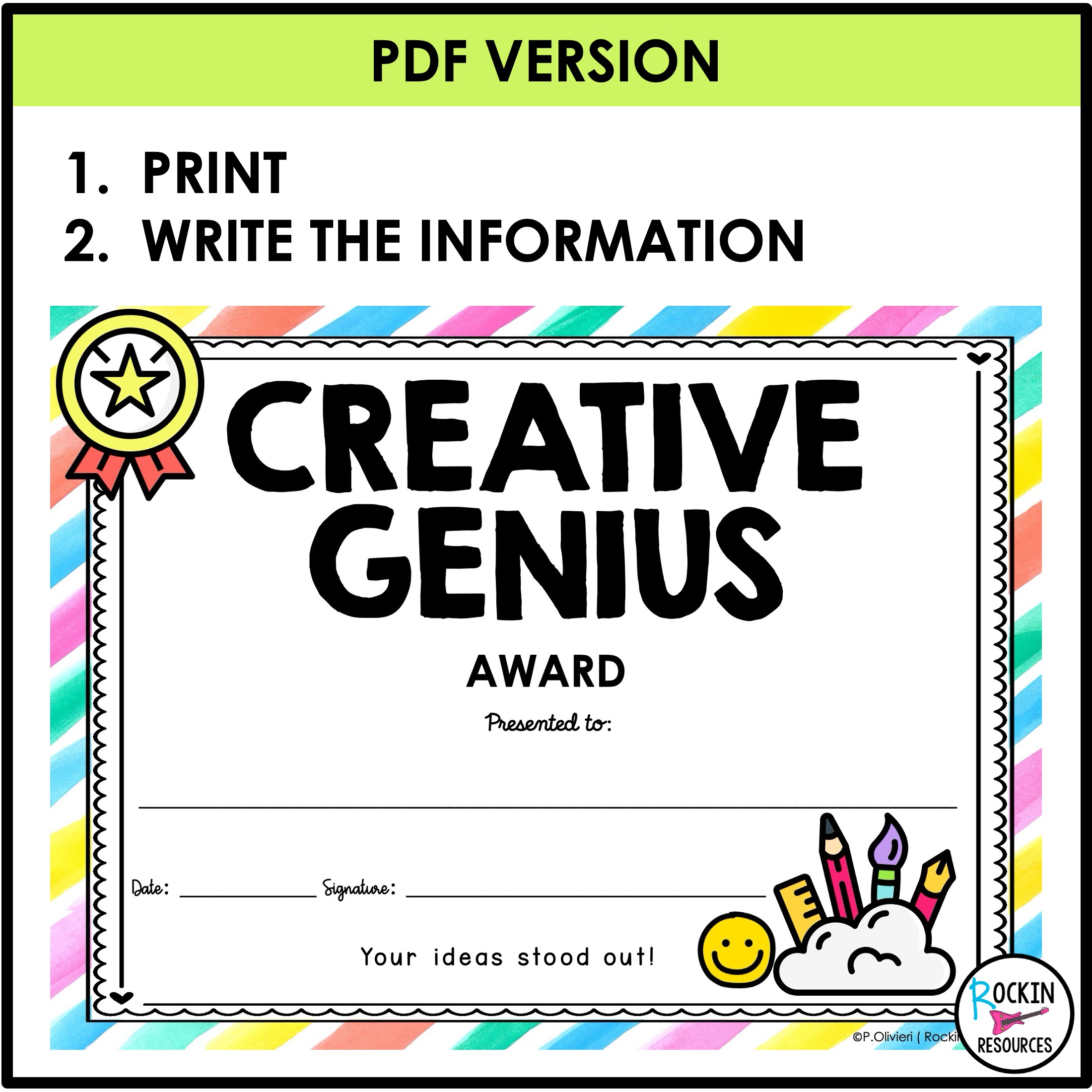 100+ End of Year Student Awards Mega Pack| Editable Certificates - Image 3