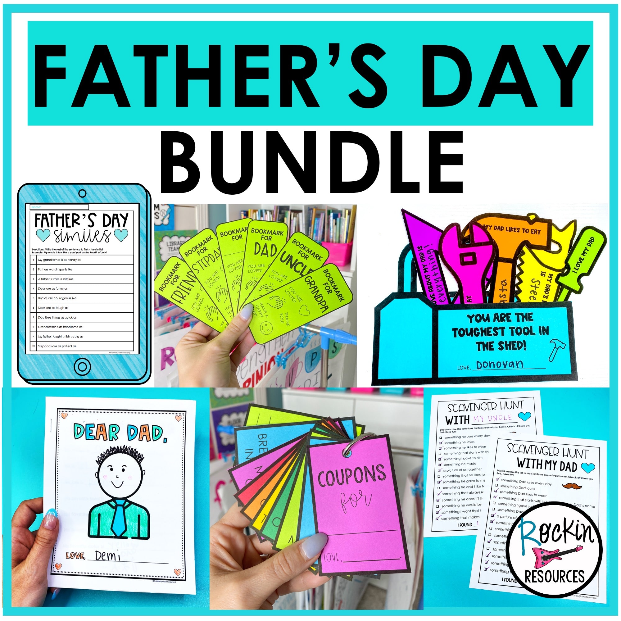 Father’s Day Activities | Father’s Day Craft | Father’s Day Booklet | Bundle