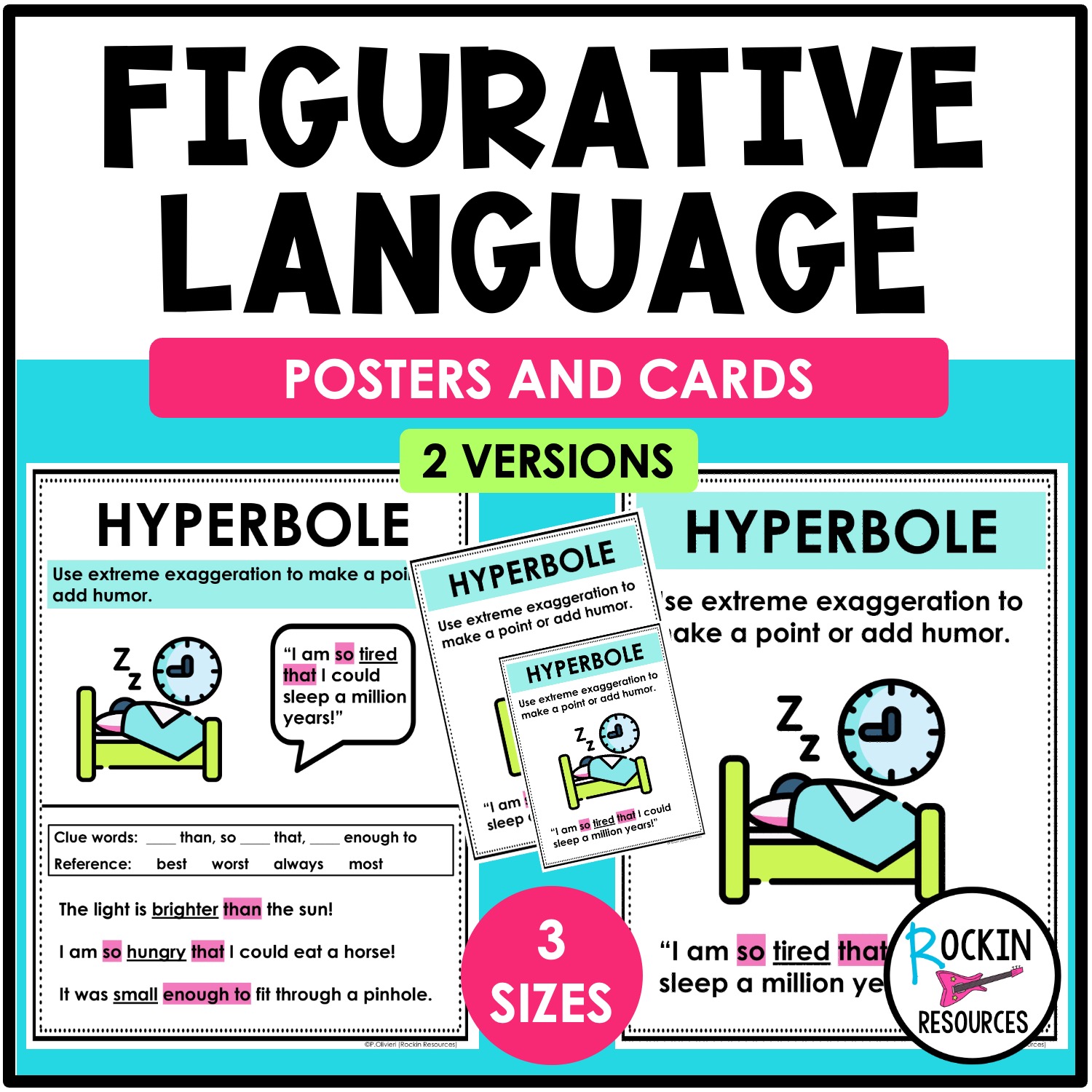 Figurative Language Posters and Cards