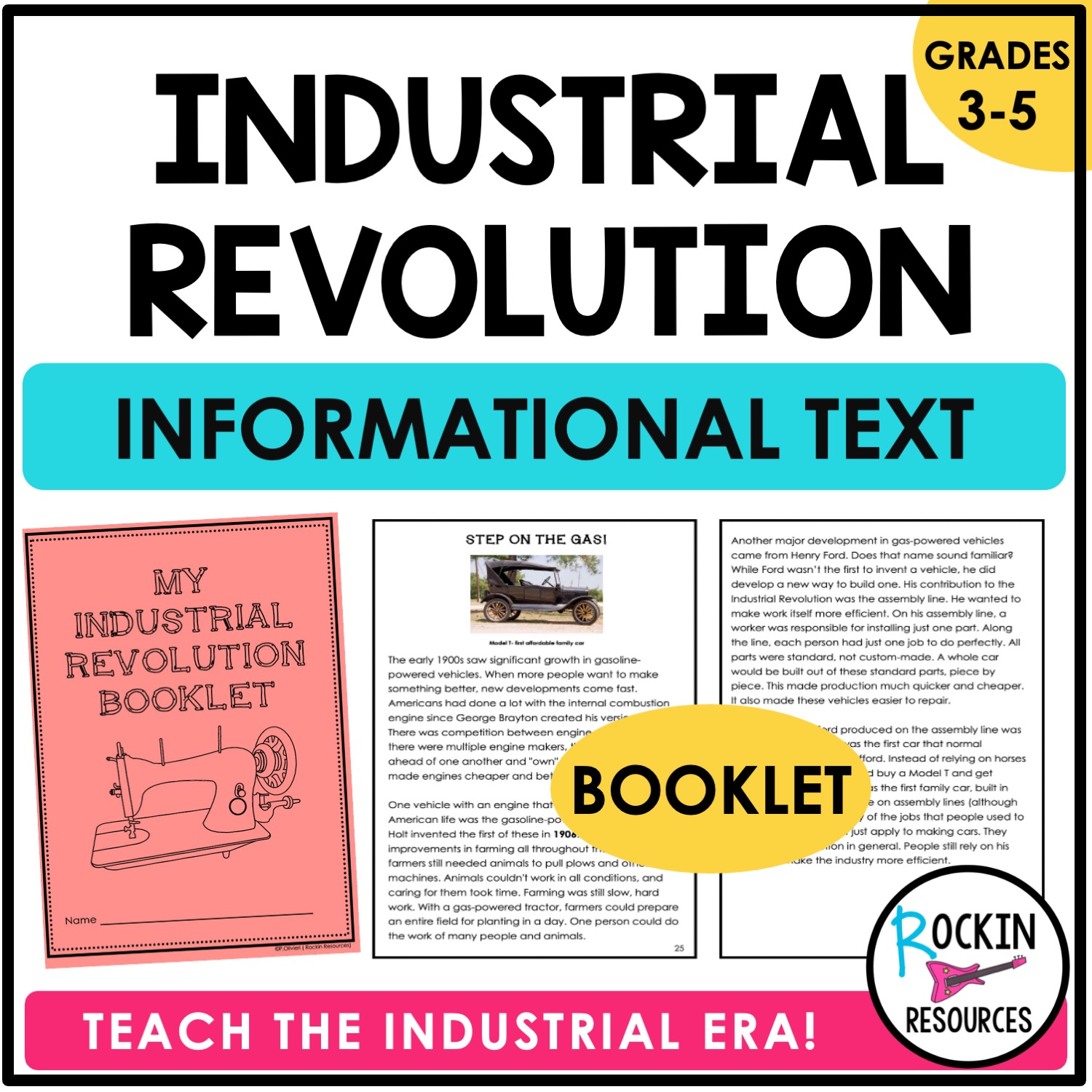 Industrial Revolution Informational Text Booklet