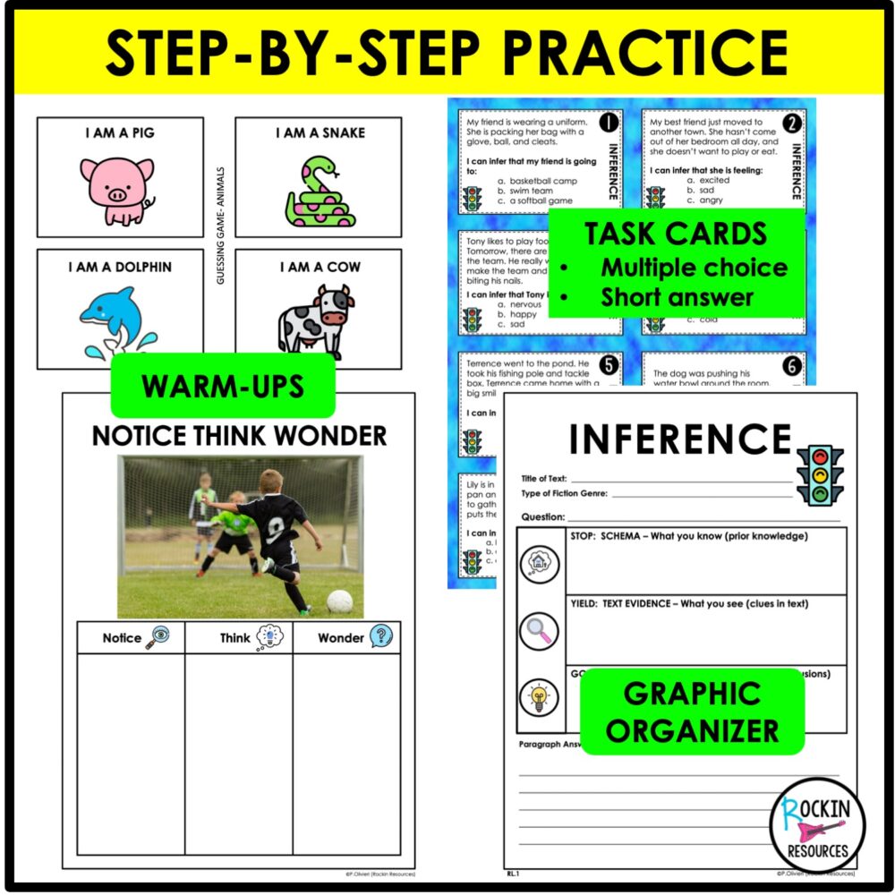 Step-by-Step Inference Unit for Reading Comprehension - Rockin Resources