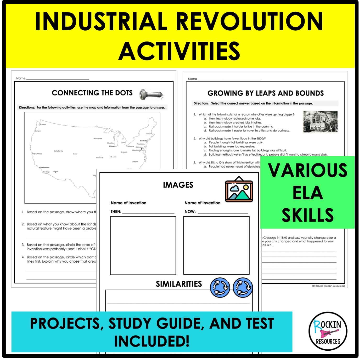Industrial Revolution - Industrial Era - Informational Text -DIGITAL & PRINTABLE - Image 3