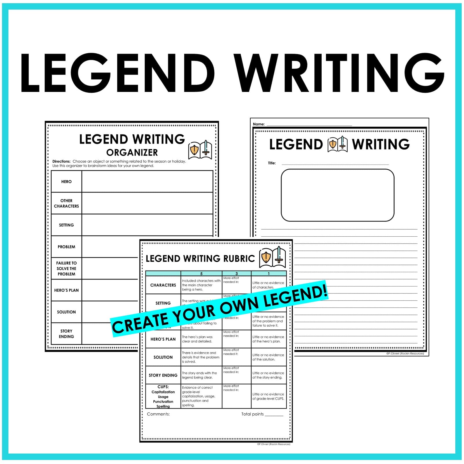 LEGEND STUDY - GENRE STUDY - CHRISTMAS PASSAGES - HOLIDAY PROJECT - Image 5