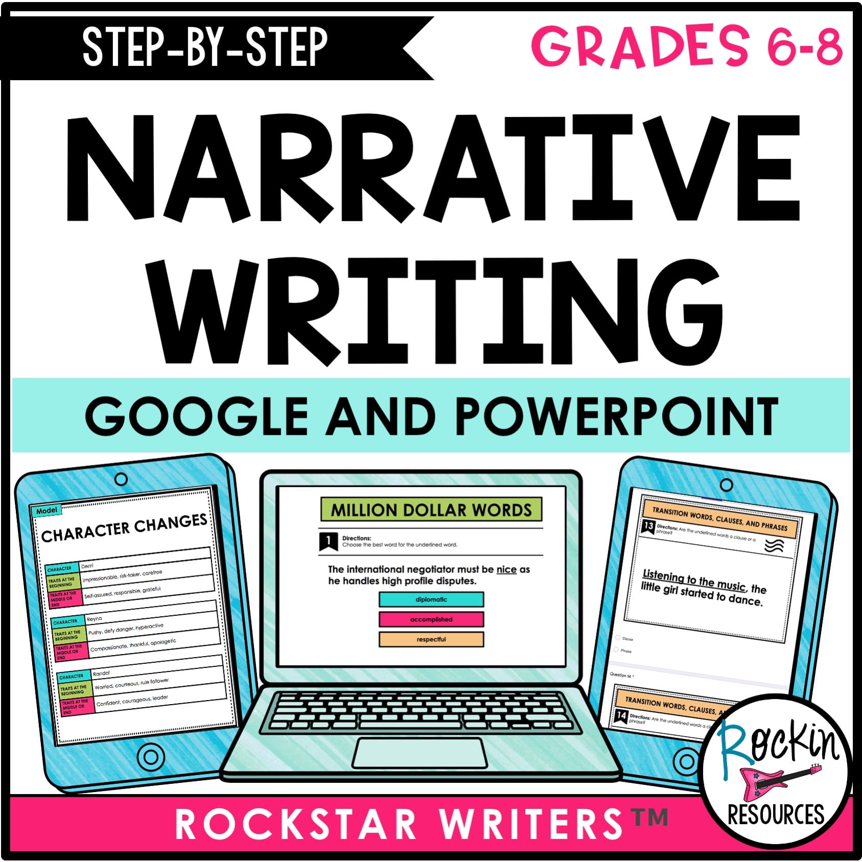 Narrative Writing for Middle School Digital Version