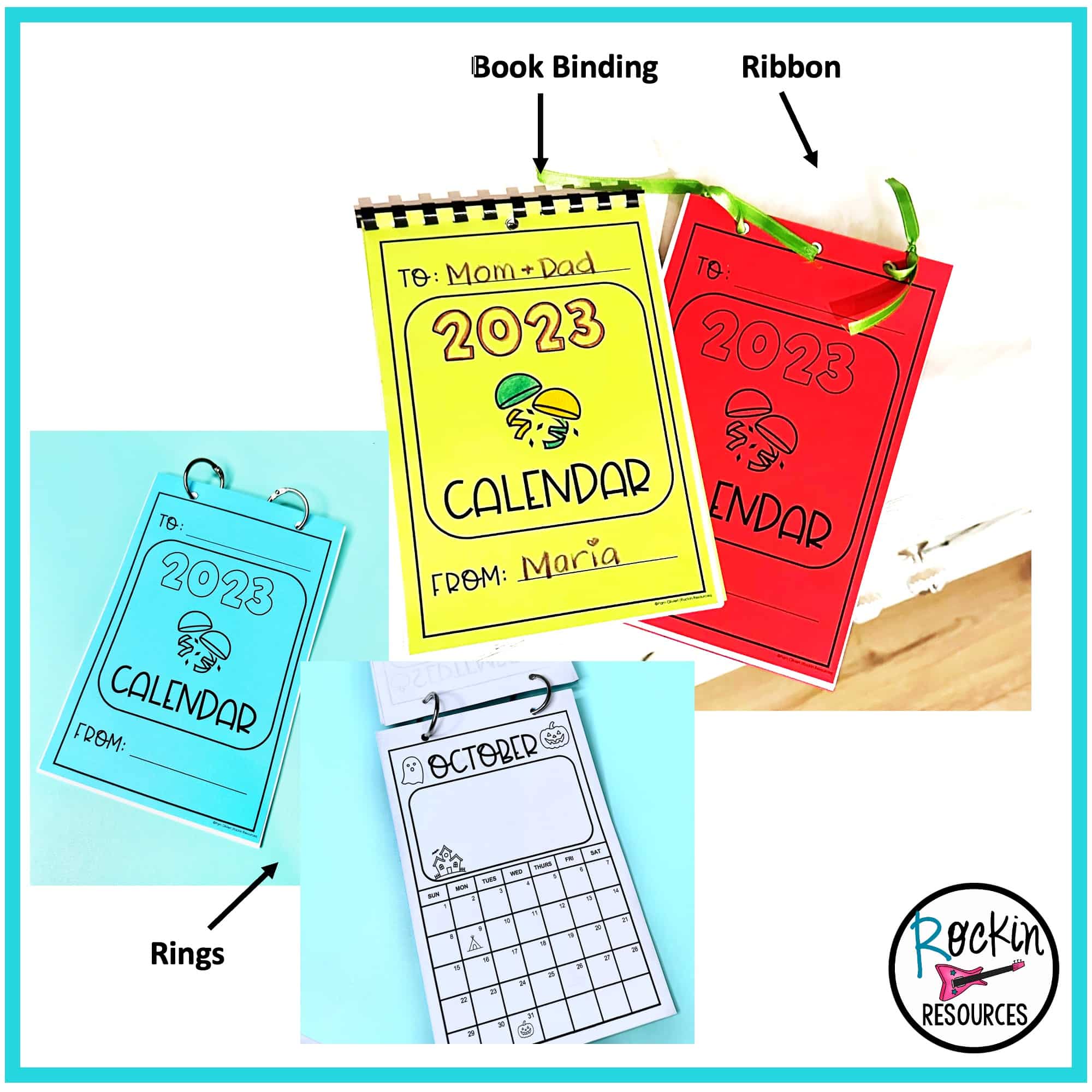 2026 CALENDAR - CALENDAR CRAFT - FRIDGE CALENDAR - DESK CALENDAR - Image 2