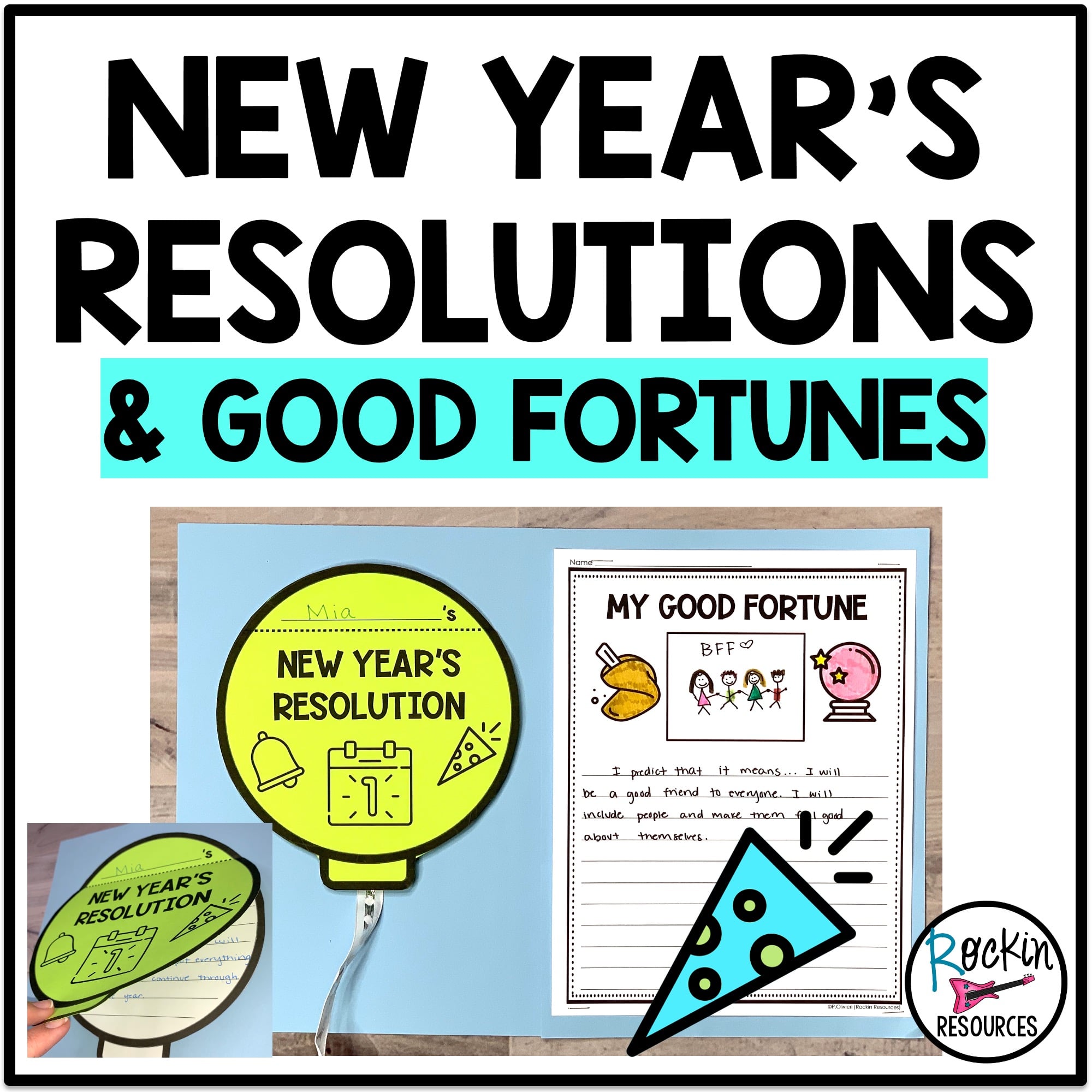 NEW YEAR'S RESOLUTIONS | GOAL SETTING | JANUARY WRITING | GOOD FORTUNES