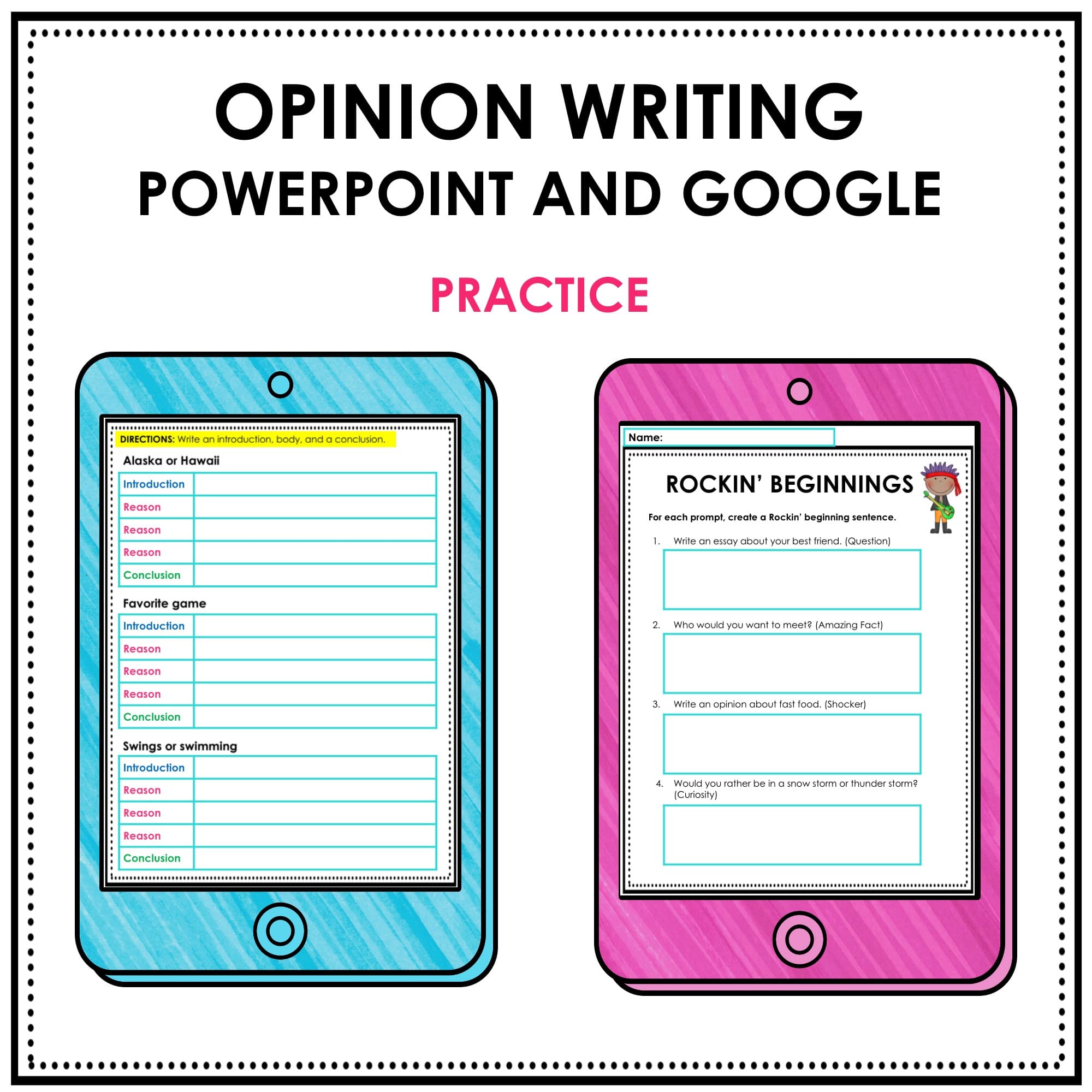 Primary Digital Opinion Writing - Image 5