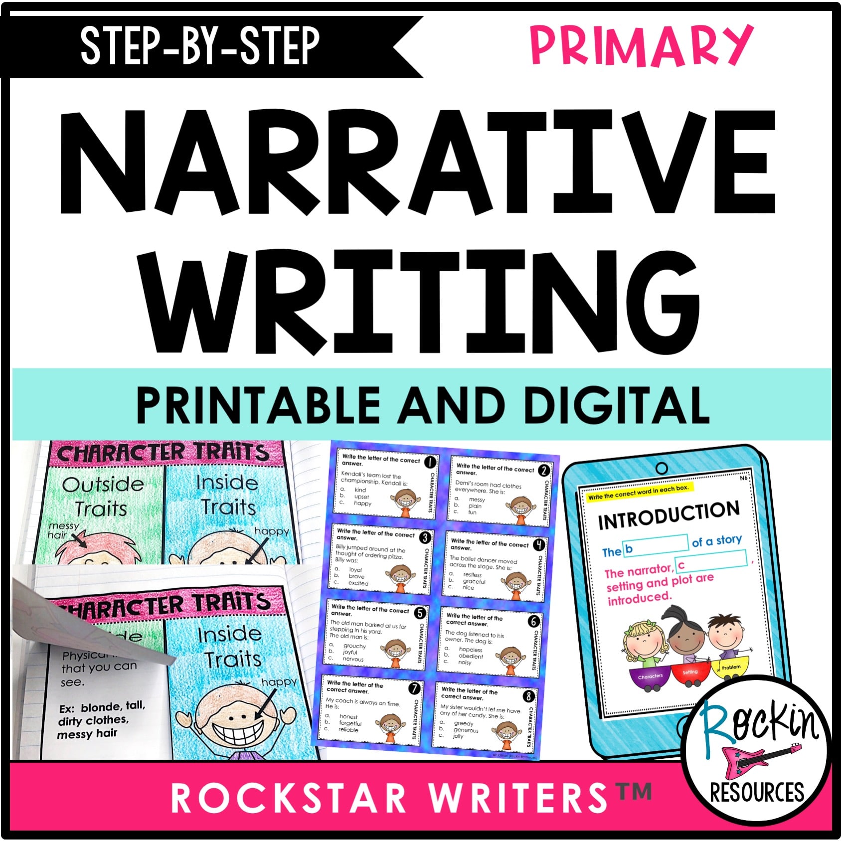 Primary Narrative Writing Bundle – Printable and Digital