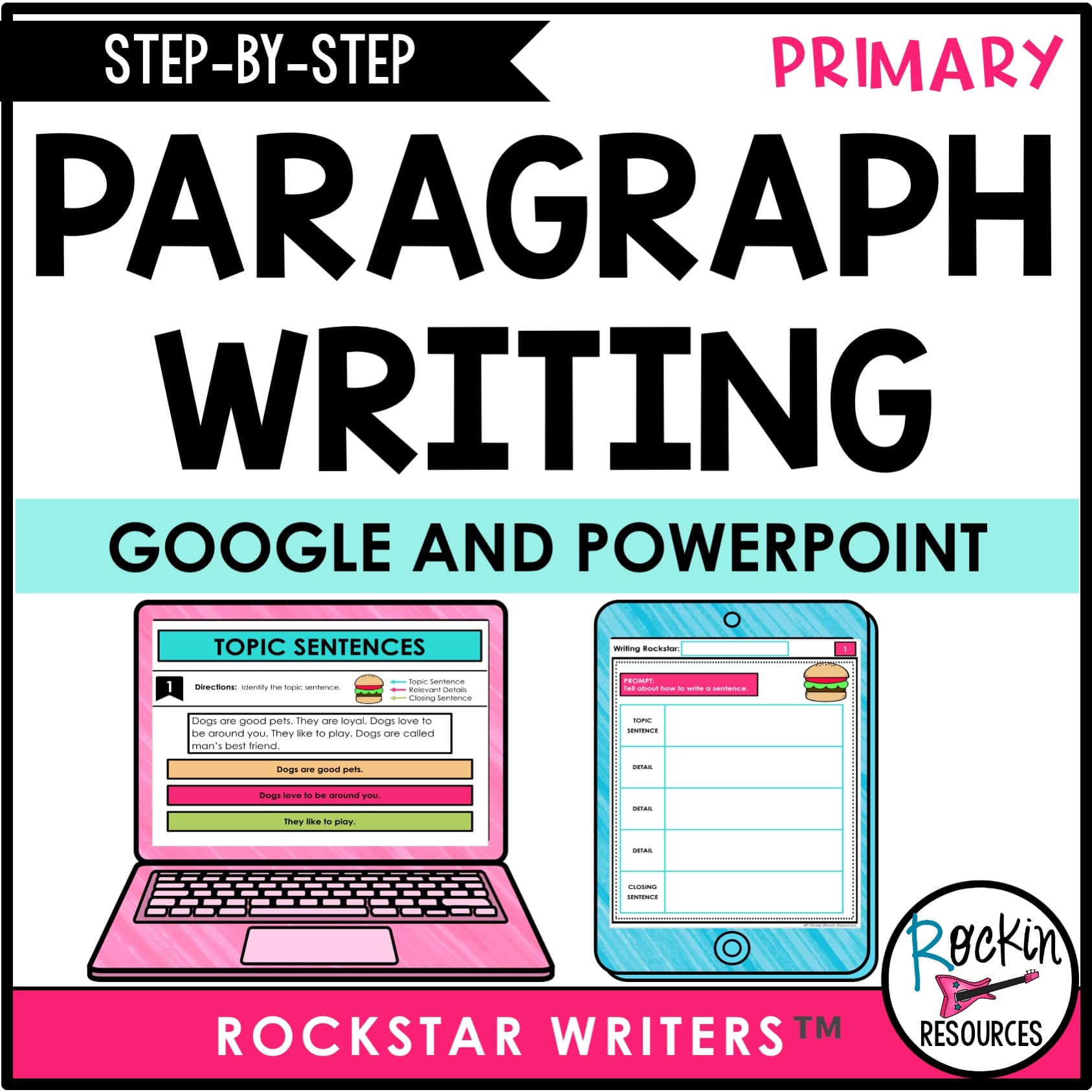 Digital Primary Paragraph Writing