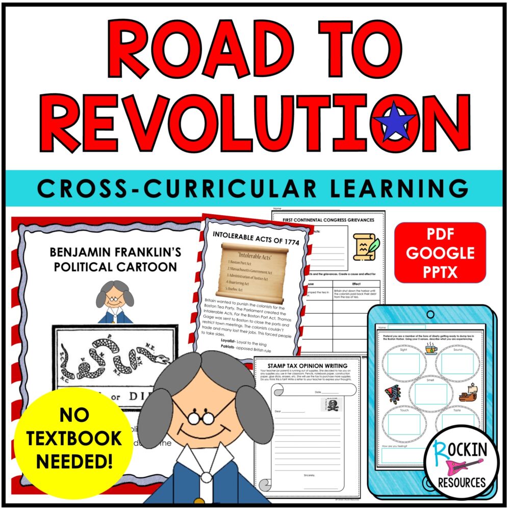 Revolutionary War Causes Unit - Rockin Resources