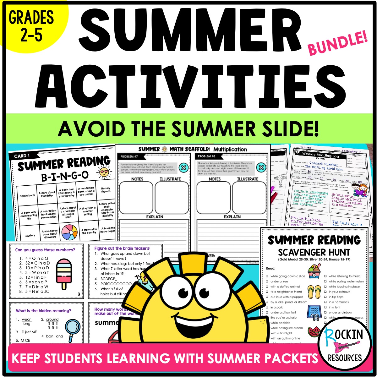 Summer Activities Bundle | Summer Reading