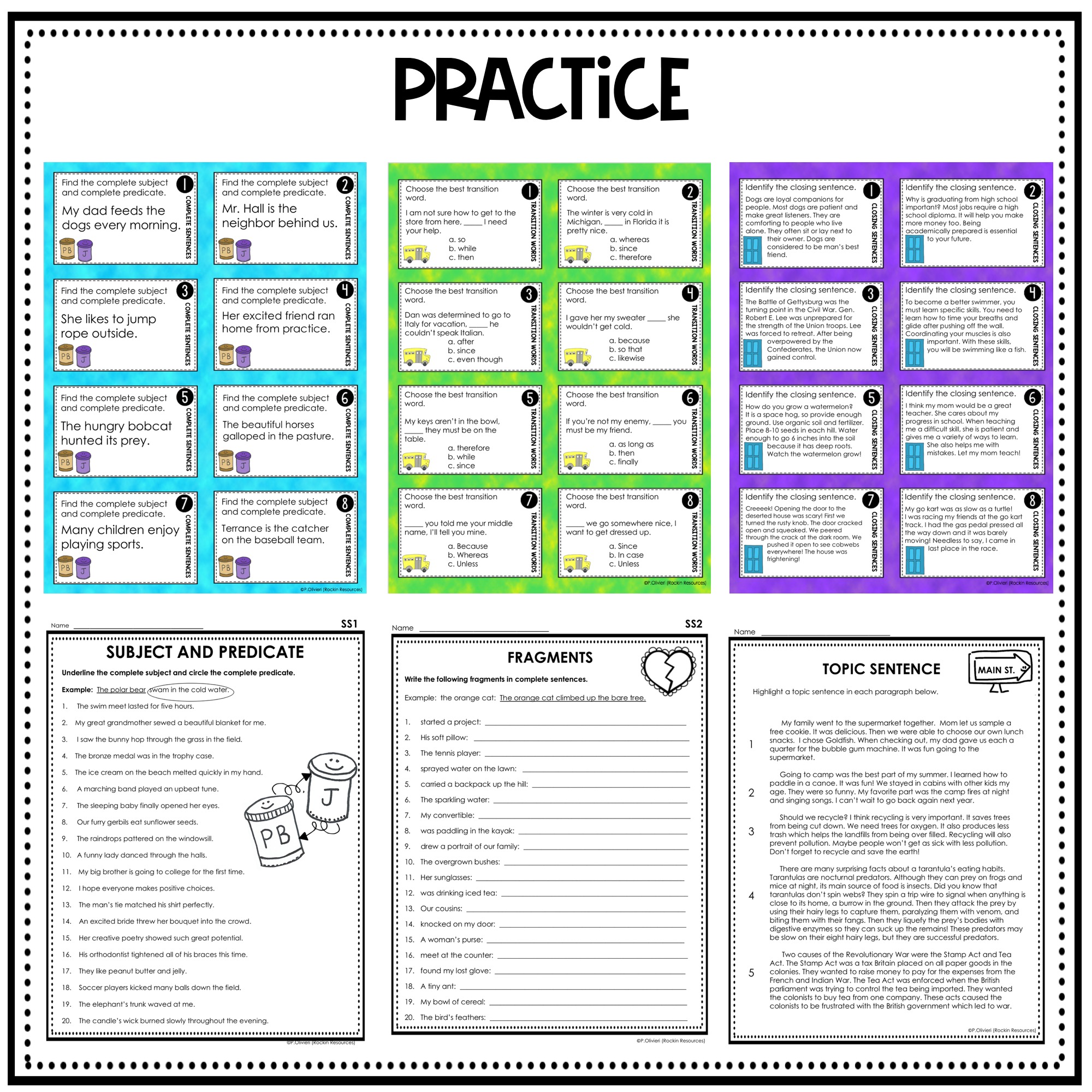 Step-by-Step Paragraph Writing and Sentence Structure Unit - Image 4