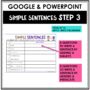 3rd Grade Digital Step-by-Step Simple Sentences Practice - Rockin Resources
