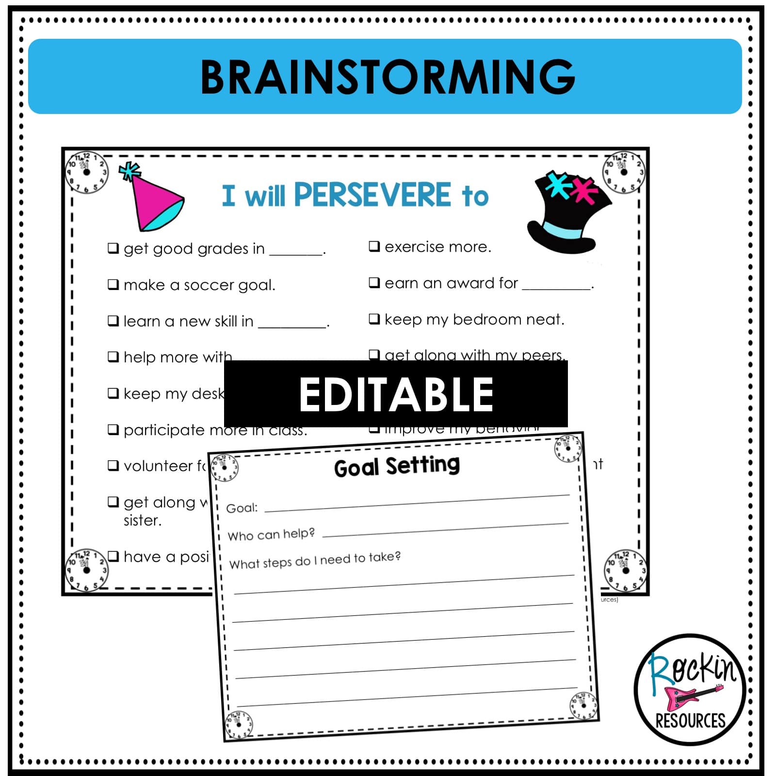 PERSEVERE January Door Decor - Image 2