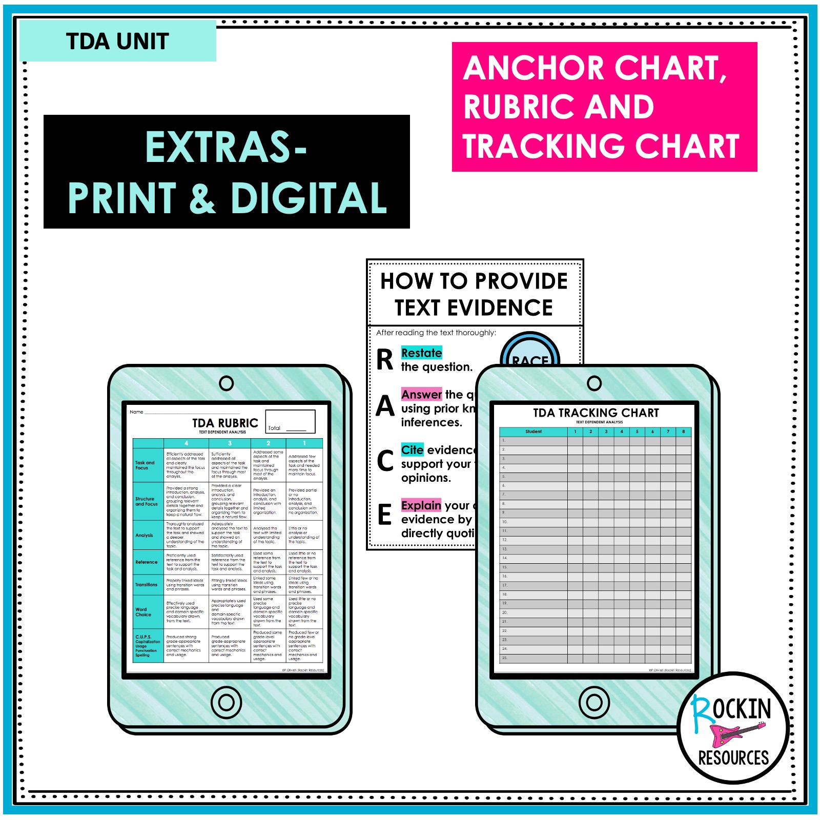 TEXT DEPENDENT ANALYSIS 4TH GRADE AND TEXT EVIDENCE UNIT BUNDLE - Image 4