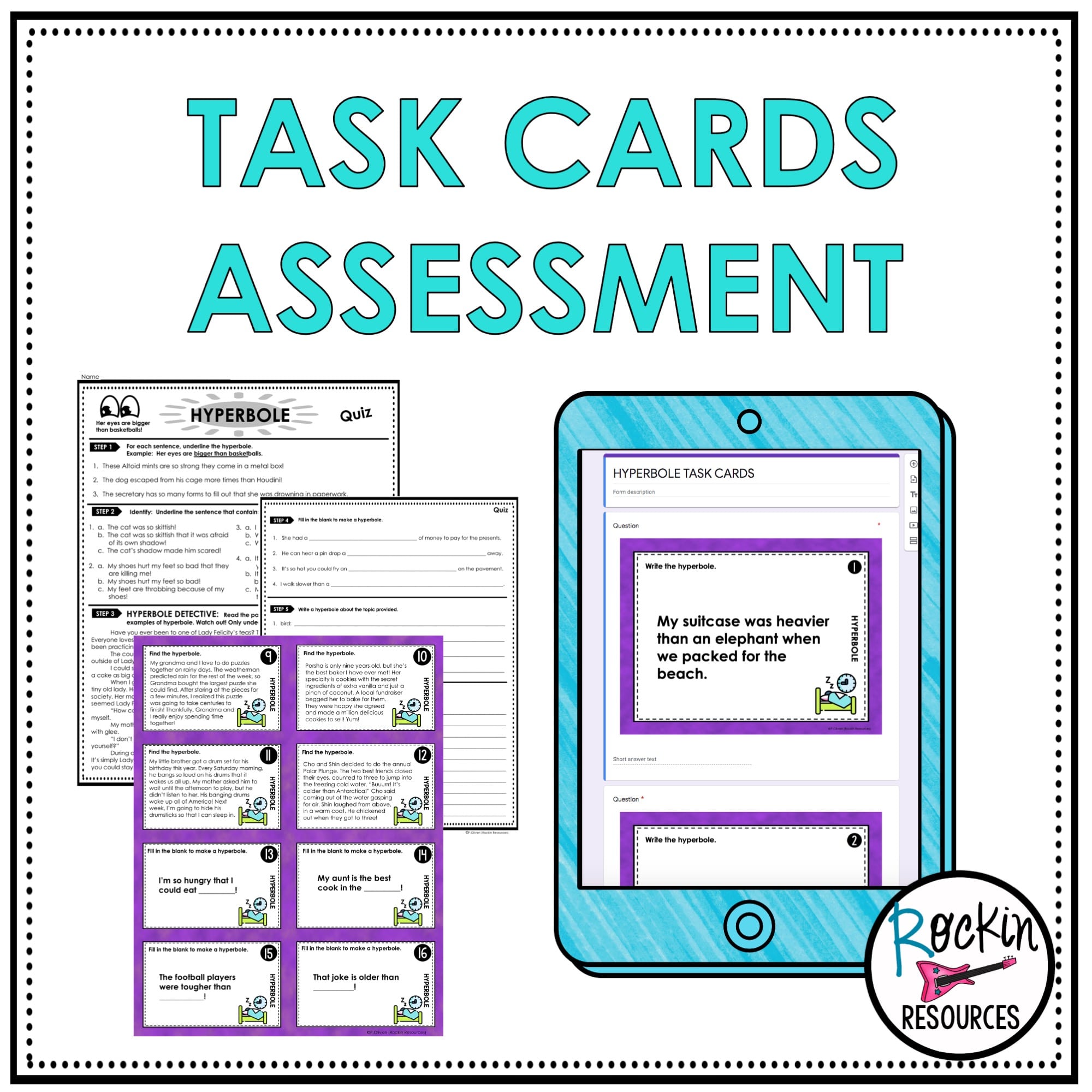 HYPERBOLE | FIGURATIVE LANGUAGE | DIGITAL AND PRINTABLE - Image 5