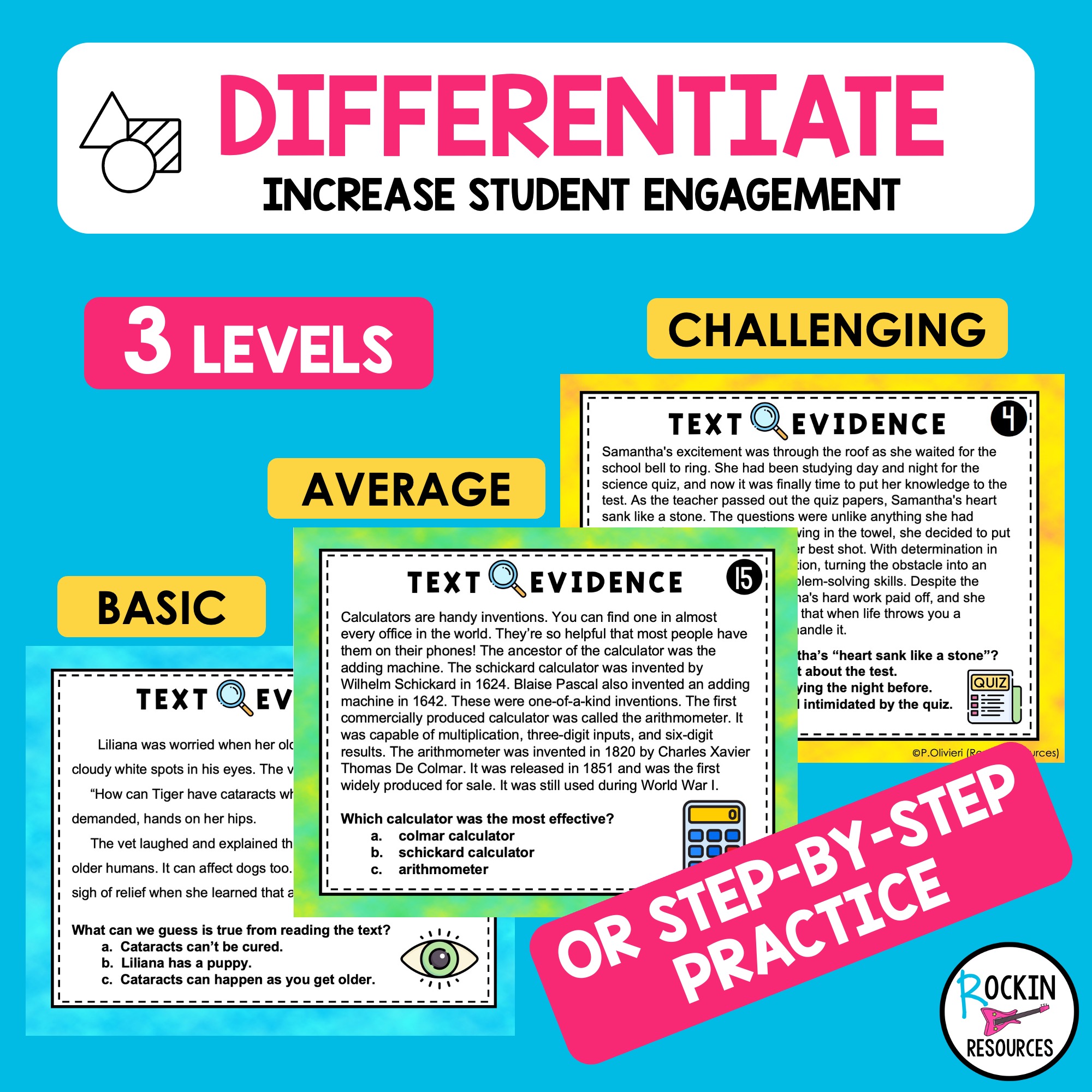 Text Evidence Bundle – Task Cards – Reading Passages – Reading Comprehension - Image 9