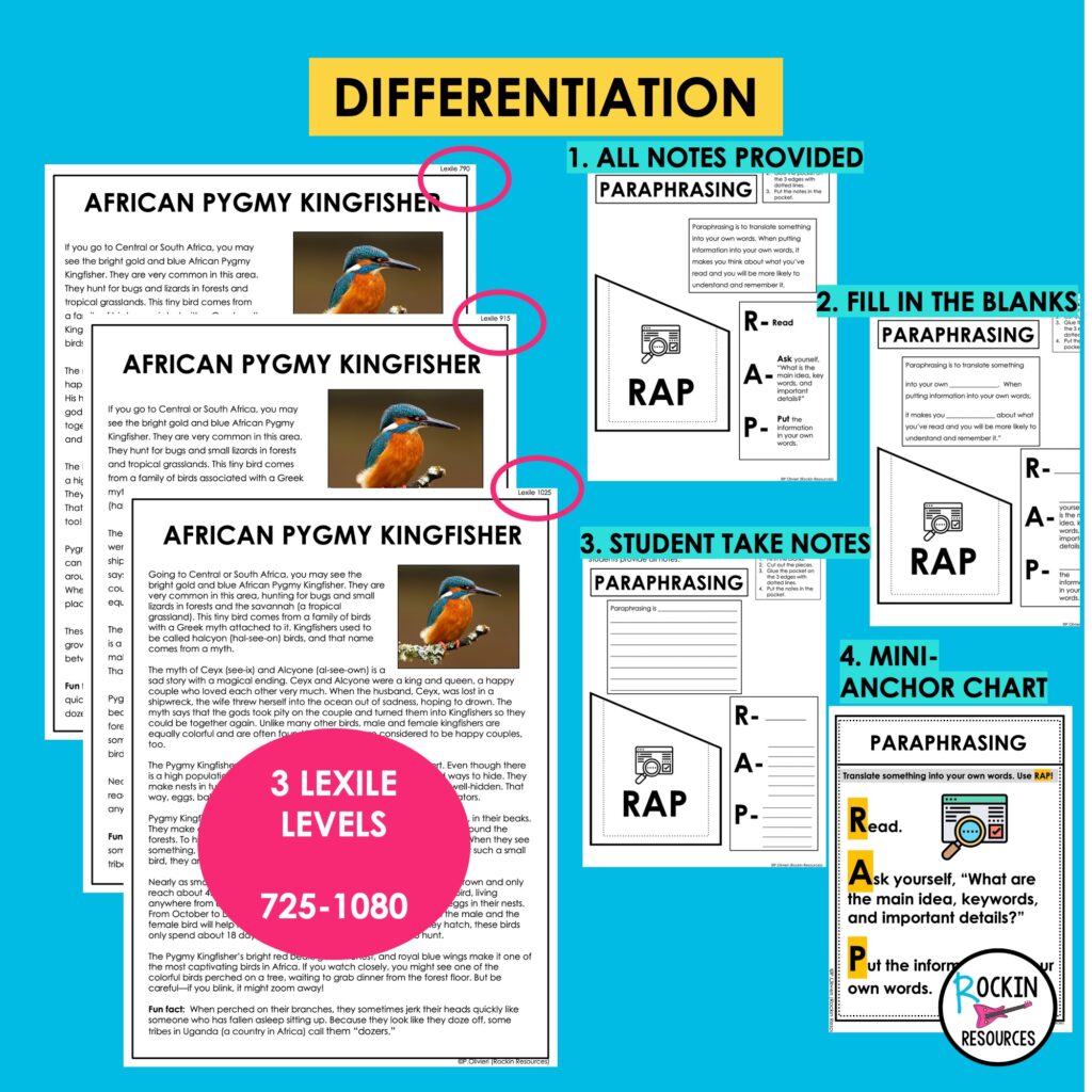Text Evidence Bundle - Task Cards - Reading Passages - Reading ...