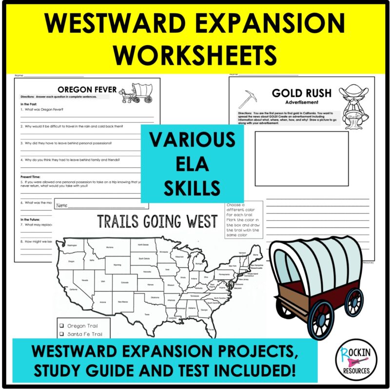 WESTWARD EXPANSION UNIT - Westward Expansion Test - Digital & Printable ...