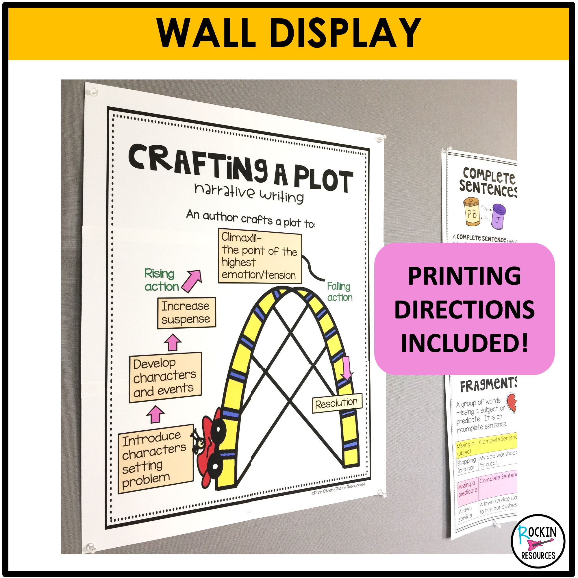 Writing Anchor Charts- Editable! - Image 3