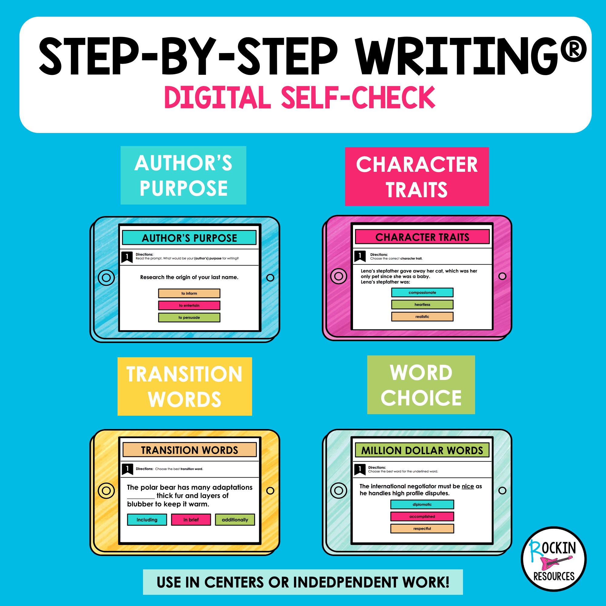 MIDDLE SCHOOL INTERACTIVE STEP-BY-STEP® WRITING PROGRAM ULTIMATE BUNDLE - Image 10