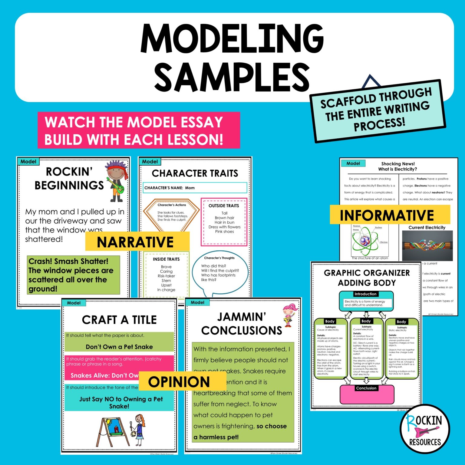4th Grade Step-by-Step Writing® Program - Rockin Resources