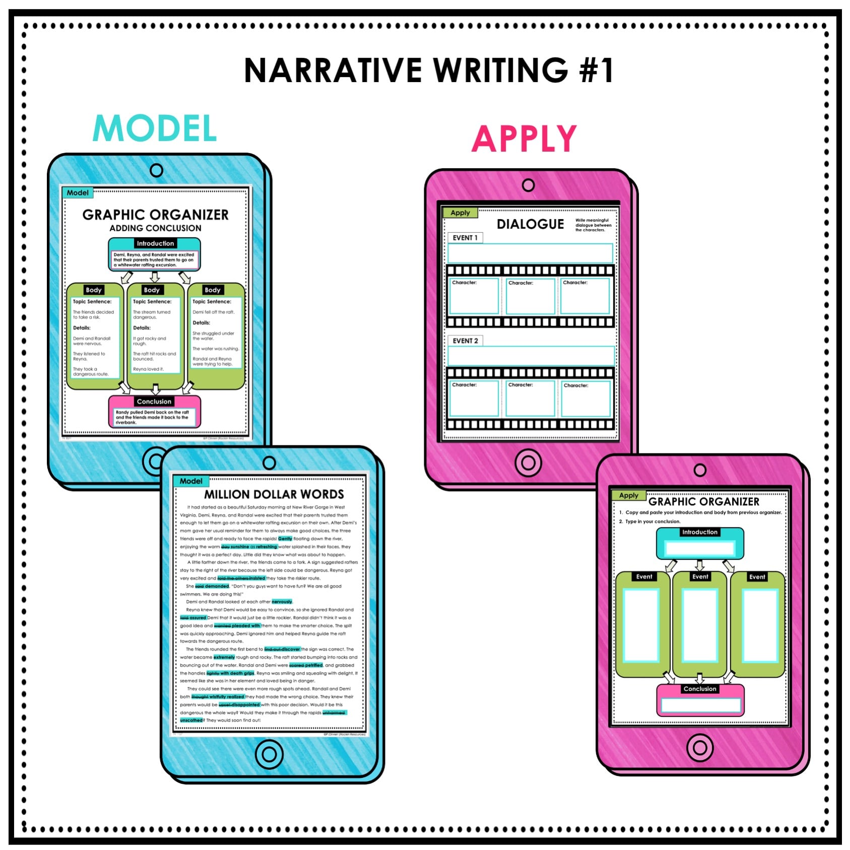 Narrative Writing for Middle School Digital Version - Image 4
