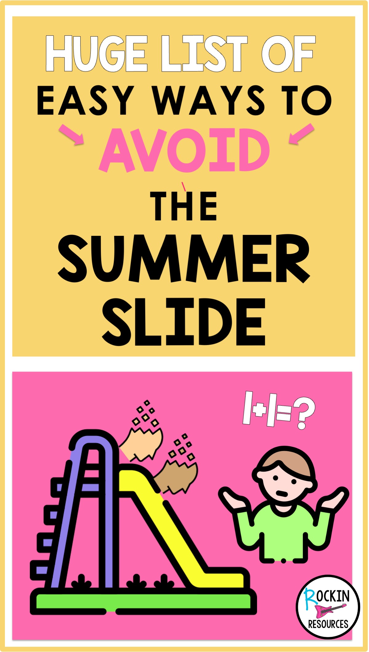 avoid the summer slide pin 2026