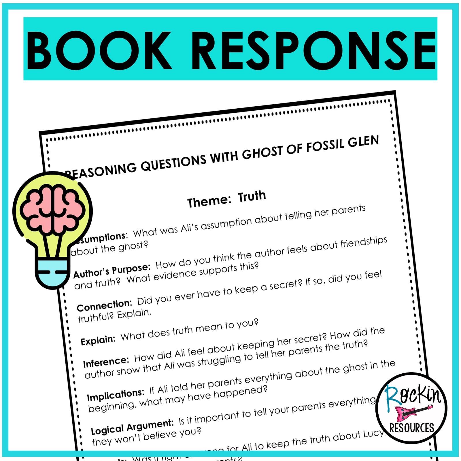 Higher-Level Thinking Lesson Plans and Printables for Any Book - Image 4