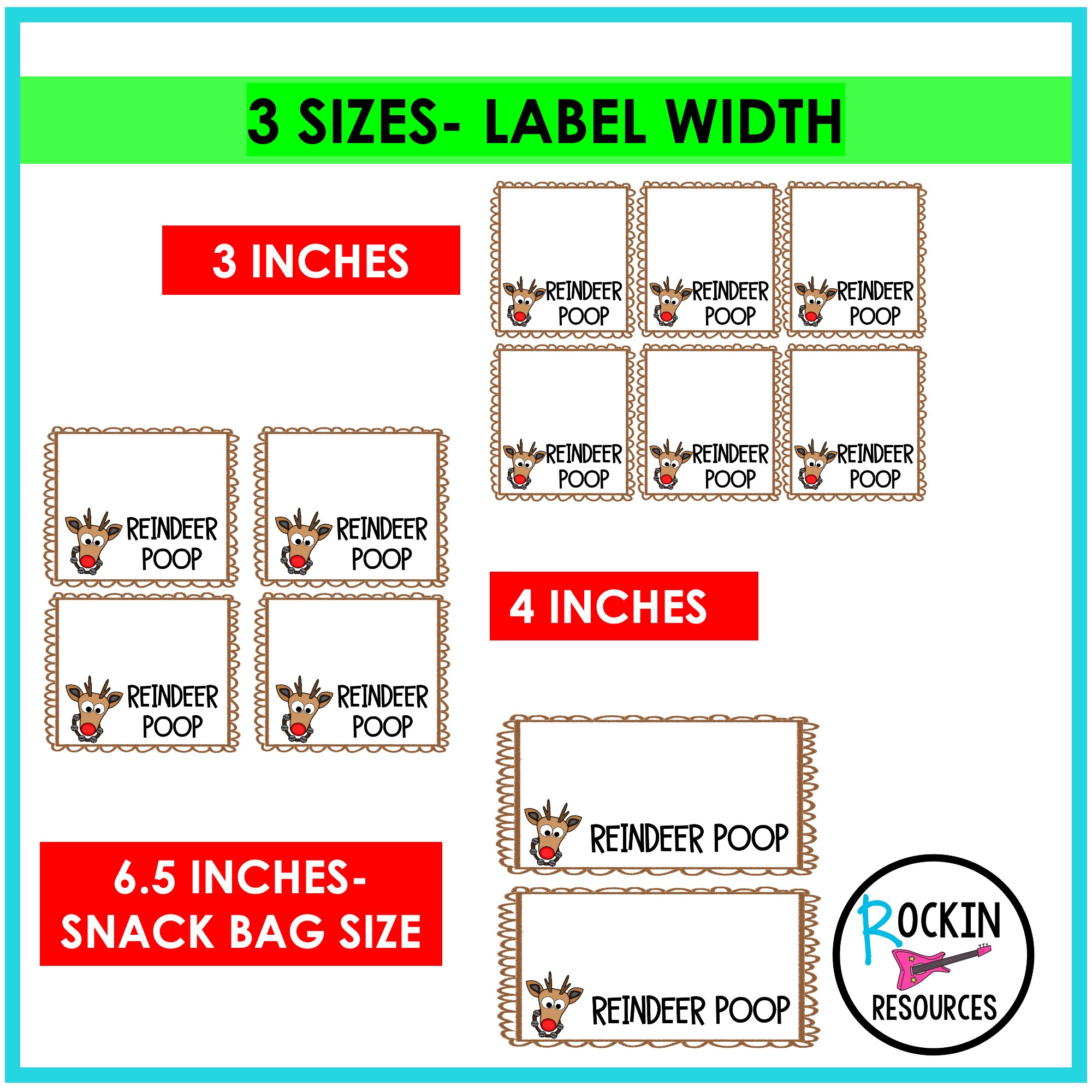 Christmas Treat Bag Labels - Image 3