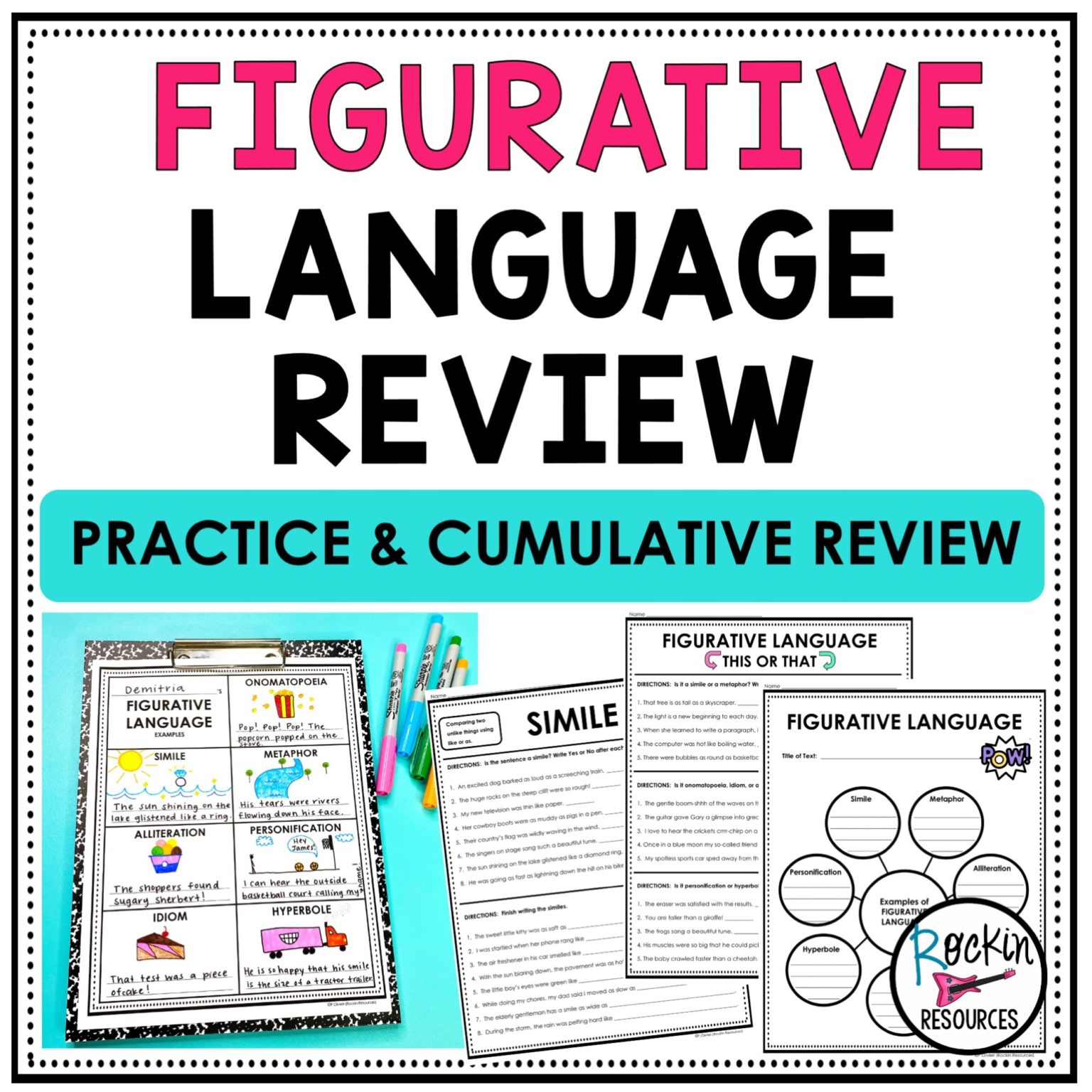 Figurative Language Bundle - Rockin Resources