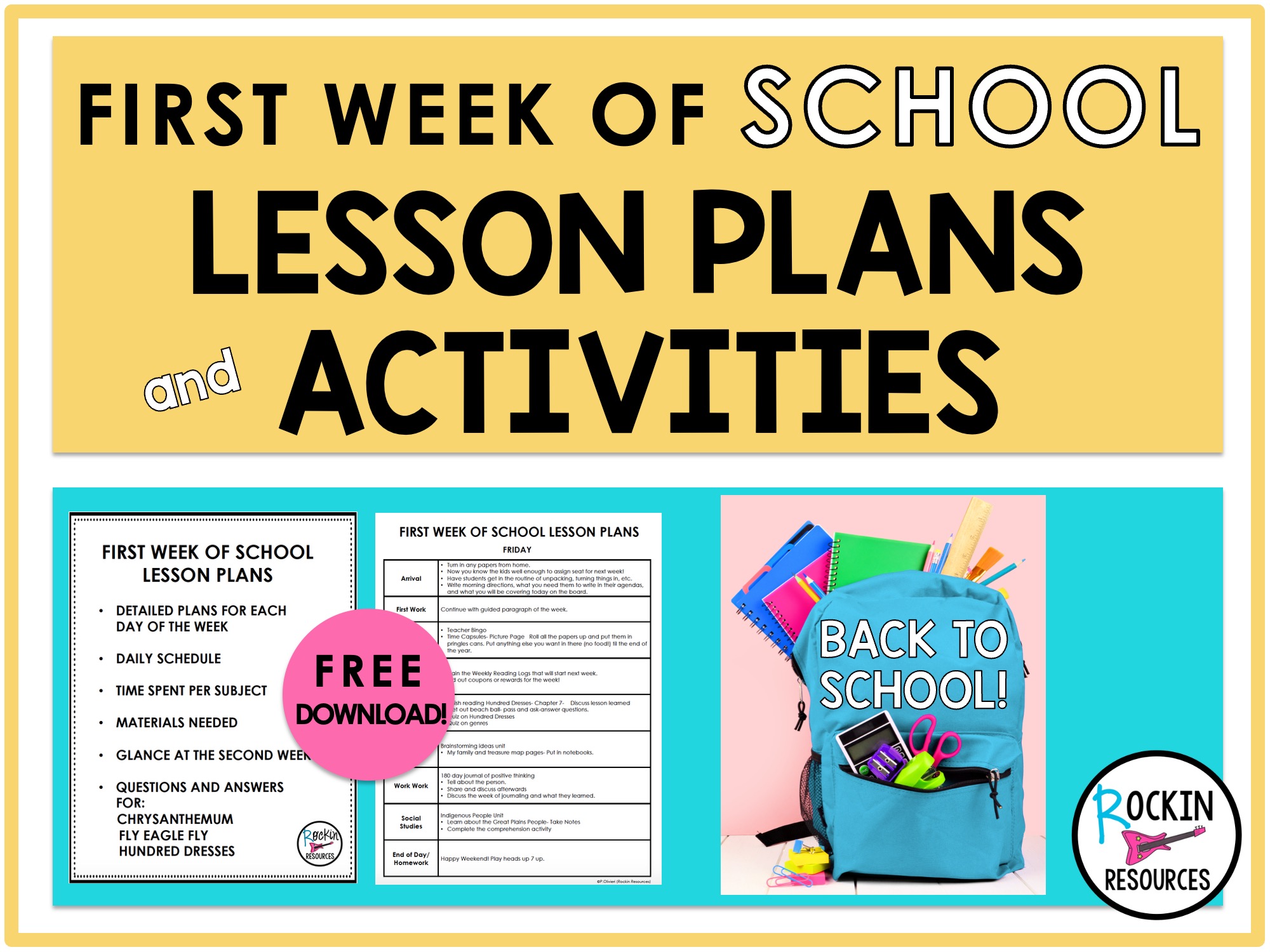 first week lessons blog 2026
