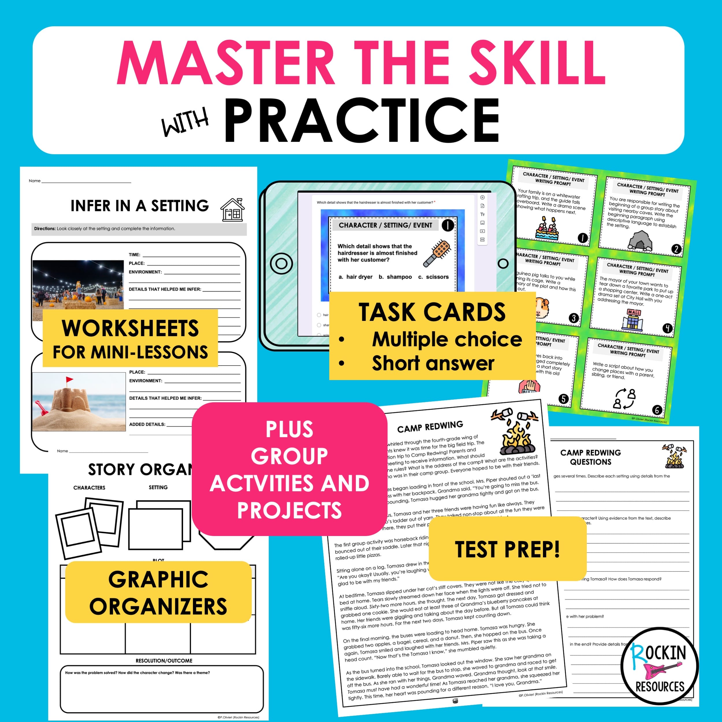 Depth of Characters, Settings & Events Reading Comprehension Mastery Unit - Image 4