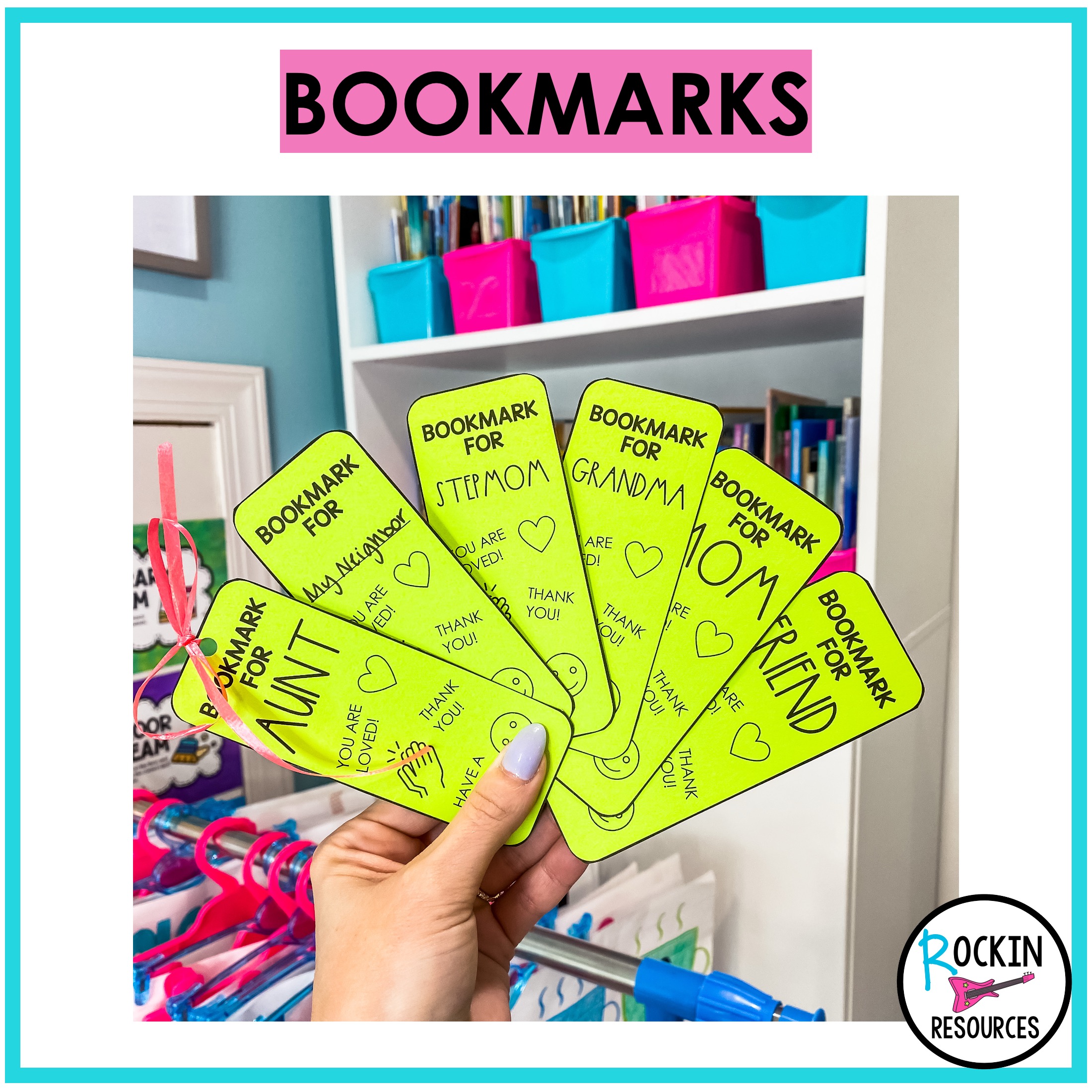 Mother's Day Craft | Mother's Day Activities | Door Knob Holder | Bookmarks - Image 2