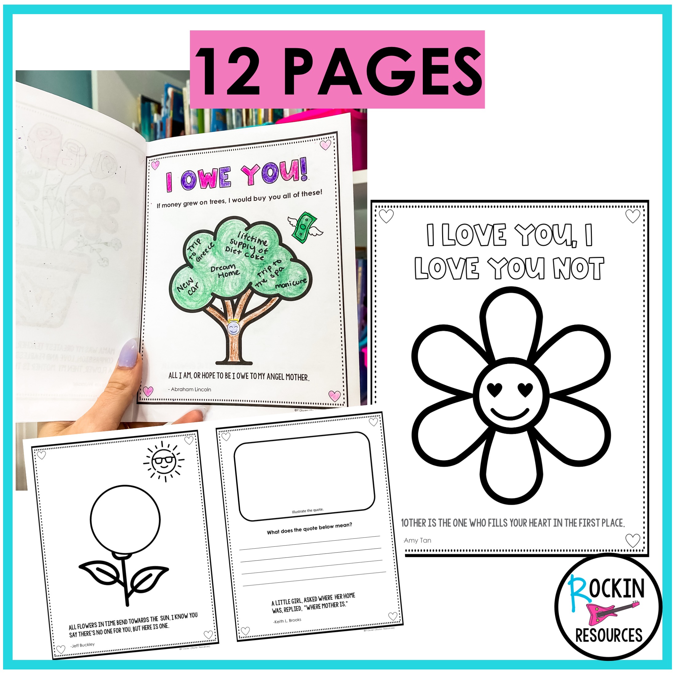 Mother's Day Booklet | U.S. and UK Versions - Image 2